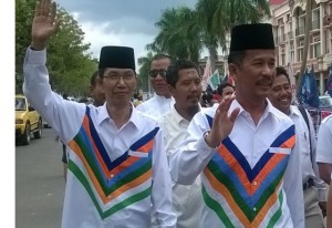Rudi-Amsakar sebagai Calon Walikota Batam-WakilWaliWota Batam resmi di lantik di Gedung Daerah Tanjung Pinang