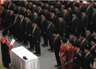 Sah,100 Anggota DPRD Provinsi Sumut 2019-2024 Dilantik