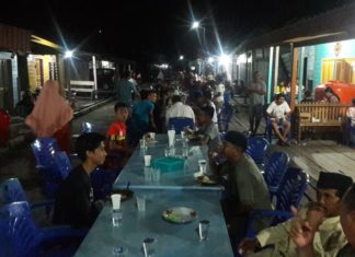 Usai Terbakarnya Sejumlah Rumah di Kampung Tua Penagi, Warga Adakan Syukuran dan Tolak Bala