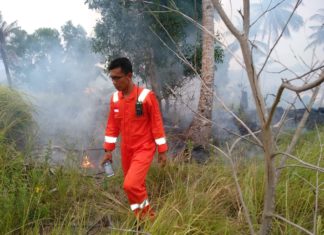 Lagi, Kebakaran Lahan Ancam Rumah Warga