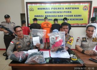 Polres Natuna Tetapkan 5 Orang Tersangka Persetubuhan Anak di Bawah Umur