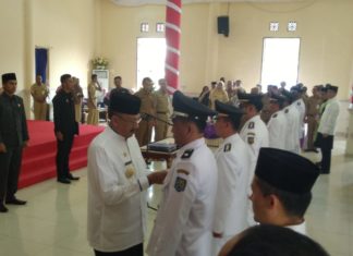 Lagi, Hamid Rizal Lantik dan Ambil Sumpah Jabatan 62 ASN Lingkungan Pemerintah Natuna