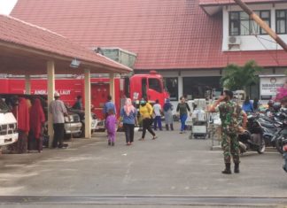 Diduga Hubungan Arus Pendek Listrik, RSUD Natuna Terbakar