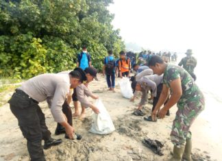 Peringati Hari Kebersihan Dunia, Polres Natuna Laksanakan Goro