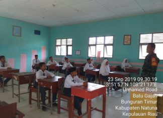 Ini yang Dilakukan Babinsa Desa Batu Gajah Terhadap Pelajar SMPN 3!