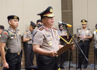 Kapolda Riau Pimpin Sertijab 11 Kasatwil