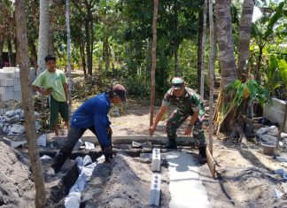 Tiga Unit Rumah Warga Kurang Mampu Direhab Dalam TMMD 106 Kodim 0414/Blt