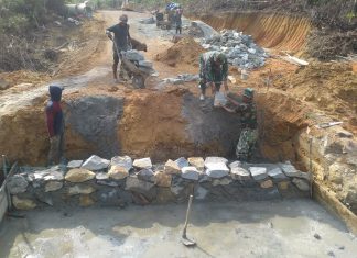 Satgas Kejar Tayang Pembuatan Jalan Tembus Dua Desa