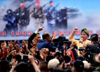 Di HUT TNI Ke-74 ,Gubsu Berpesan TNI Harus Jadi Kebanggaan Rakyat