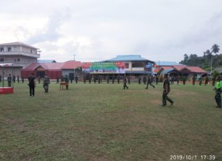 Dandim 0318/Natuna, Pimpin Geladi Upacara Pembukaan TMMD Ke-106