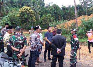 Wabup Zuhendra, Tinjau Pengerjaan Pembukaan Jalan, TMMD Ke-106 Kepulauan Anambas