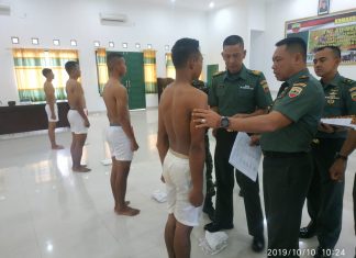Perkiraan 50 Persen Peserta Secata PK Gelombang 2, Wilayah Kodim 0318/Natuna Lulus Seleksi