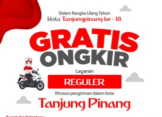 Kado dari JNE untuk HUT Tanjung Pinang yang Ke-18