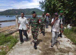 Dansatgas TMMD Ke-106 Wilayah Kodim 0318/Natuna, Tampung Aspirasi Masyarakat Air Biru