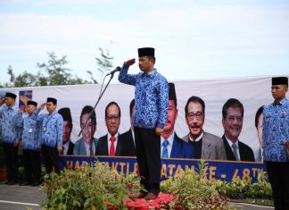 Muhammad Rudi Pimpin Upacara Hari Bakti BP Batam ke-48