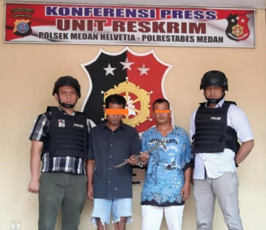 Tim Pegasus Polsek Medan Helvetia Meringkus Dua Pelaku Spesialis Pencuri Rumahan