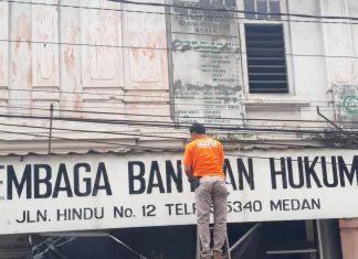 Gawat, Kantor LBH Medan di Lempar Bom Molotov