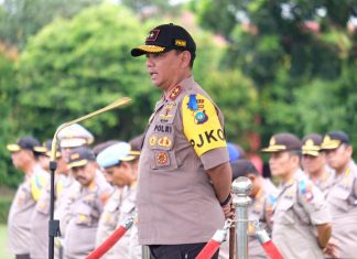 Apel Penyambutan Personel DIT SABHARA Polda Kepri BKO Metro Jaya