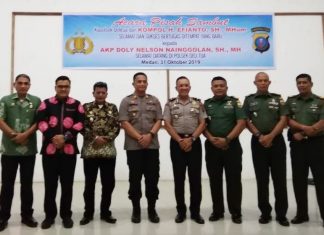 Pisah Sambut Kapolsek Delitua,Upayakan Wilayah Yang Kondusif