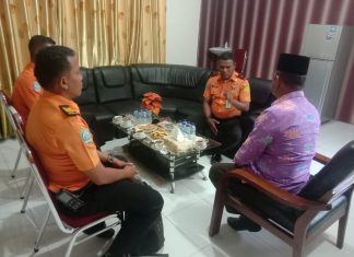 Kunker Ke KKA, Kepala KPP Natuna di Sambut Asisten II
