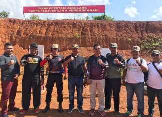 Persipaan Muskab I Perbakin Natuna dari GM FKPPI Shooting Club.