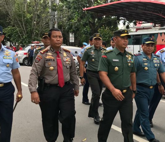Kasdam I/BB Tinjau Lokasi Bom Bunuh Diri di Polrestabes Medan
