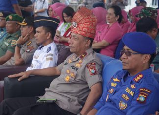 DITPOLAIRUD POLDA KEPRI MENGGELAR LOMBA SAMPAN TING-TING DAN CAMPANG SAMPAN “SINERGITAS TNI POLRI DAN MASYARAKAT”