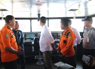 Sekda Natuna Pantau Latihan SAR Gabungan KPP Basarnas Natuna