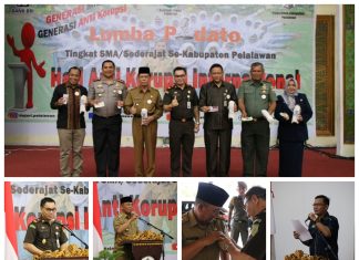 Kejari Gelar Lomba Pidato Tingkat SMA Sederajat Se Kabupaten Pelalalawan