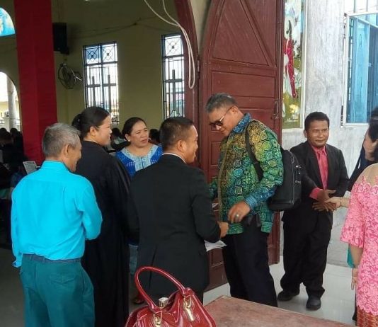 Kunjungan di HKBP Laut Dendang, Kapolda Sumut Berharap Jemaat Bijak Bermedsos
