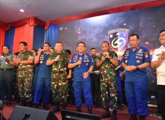 KAPOLDA KEPRI MENGHADIRI SYUKURAN HUT POLAIRUD KE-69