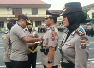 Kapolrestabes Medan Pimpin Serah Terima Jabatan Kabag Ops Dan Kasat Lantas Polrestabes Medan