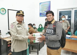 Pemko Medan Bagikan 10.500 Masker Gratis Ke 21 Kecamatan