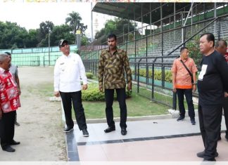 Jelang Liga 2, Akhyar Tinjau Stadion Teladan