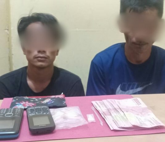Pengedar Dan Kurir Tertangkap Polres Pelaawan Menyamar Jadi Pembeli