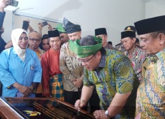 Menristek Dan Teknologi Resmikan Teaching Industry Kab Pelalawan Riau