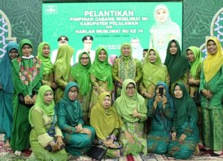 Sewitri Didaulat Menjadi Pimpinan Anak Cabang Muslimat NU Kabupaten Pelalawan