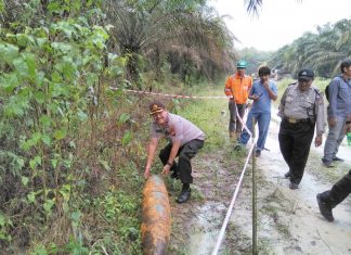 Warga Tenayan Raya Pekanbaru Menemukan Mortir Di Perkebunan Masyarakat