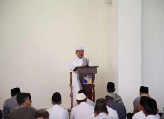 Shalat Jumat Perdana di Masjid BP Batam