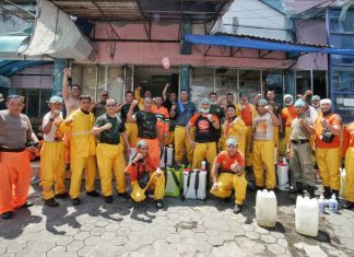 Akhyar Instruksikan 21 Pasar Disemprot Cairan Disinfektan