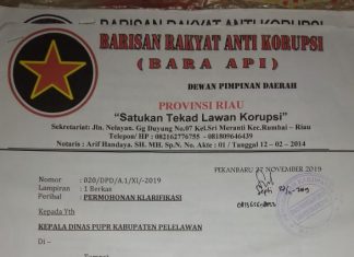 Proyek APBD Pelalawan Riau Tahun 2016 Diduga Proyek Tidak Terlaksana