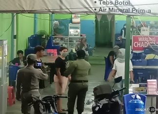 Pemko Medan Sosialisasikan Tetap Di Rumah dan Pakai Masker