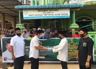 BKDI BP Batam Berikan Paket Buka Puasa dan Santuni Anak Yatim Panti Asuhan Miftahul Ulum