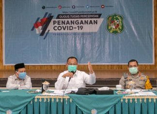 Akhyar Pimpin Rapat Evaluasi Tim Gugus Tugas Percepatan Penanganan Covid-19