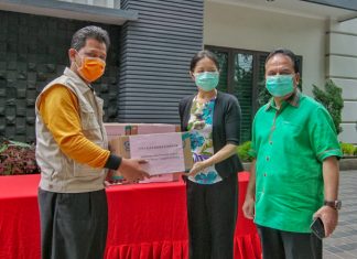 Posko Pencegahan dan Penanggulangan Covid-19 Sergai Terima Bantuan