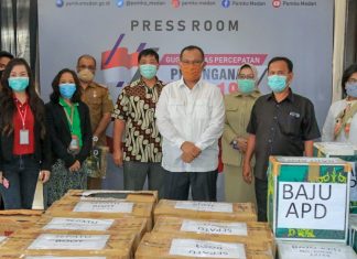 PT Wilmar Bantu Pemko Medan Percepat Tangani Covid-19