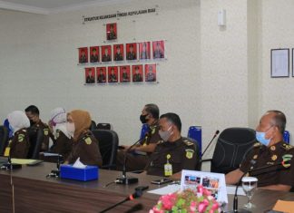 Kejati Kepri mengadakan Rapat menjelang Kegiatan Tatanan Normal Baru