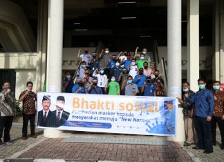 Hari Ini BP Batam Kembali Bagikan Masker Gratis untuk Masyarakat Batam di Daerah Batu Aji dan Sagulung