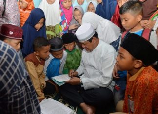 Isdianto Ajak Anak Disiplin dan Bersabar