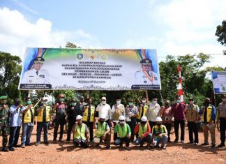 Pulang Kampung, Isdianto Resmikan Beberapa Proyek Fisik